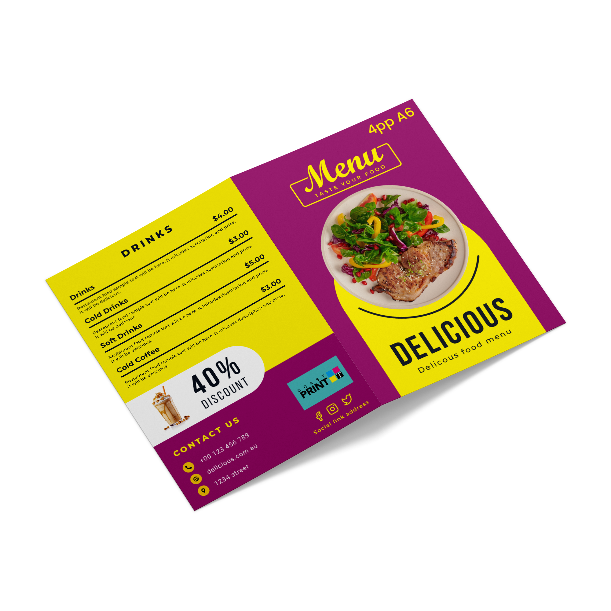 A6 Christmas Cards ( A5 scored center to fold to A6)