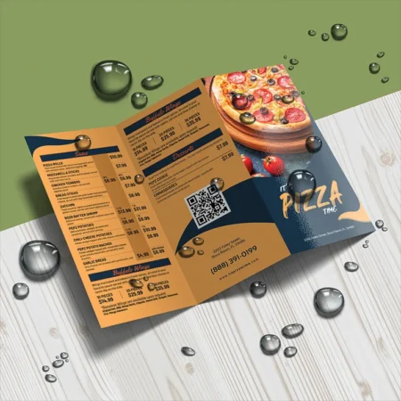 Waterproof Menus / Flyers